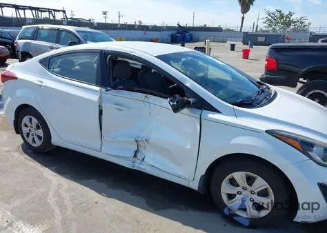 2016 Hyundai Elantra Se from USA, damaged, VIN 5NPDH4AE1GH673257